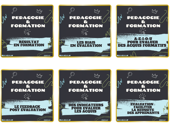 6 CAROUSELS OUTILS POUR L'EVALUATION EN FORMATION