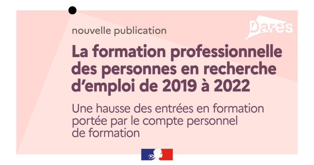 La formation professionnelle des personnes en recherche d’emploi de 2019 à 2022