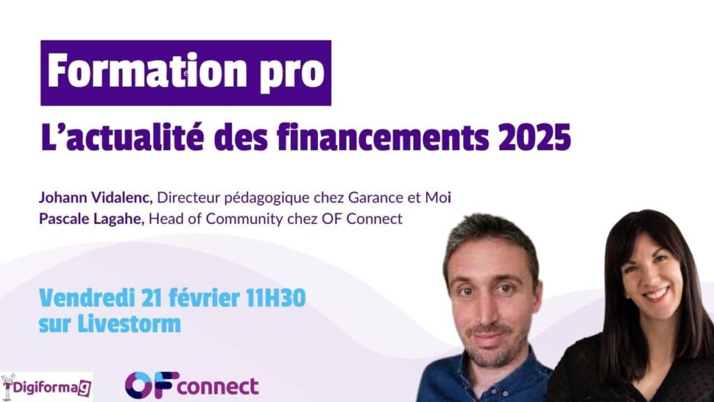 Webinaire Digiformag - Financement formation pro 2025