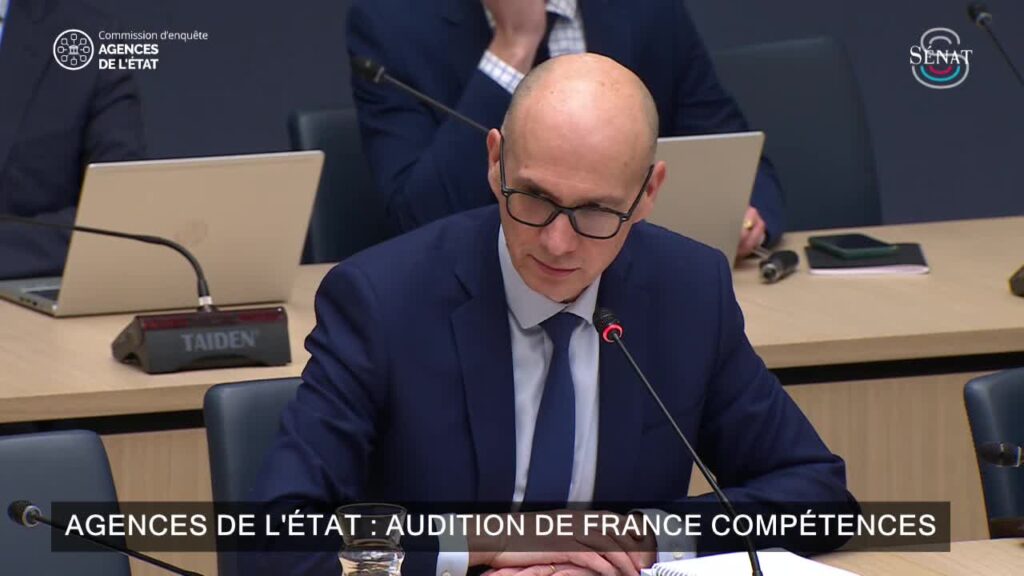 Agences de l'État : audition de France compétences