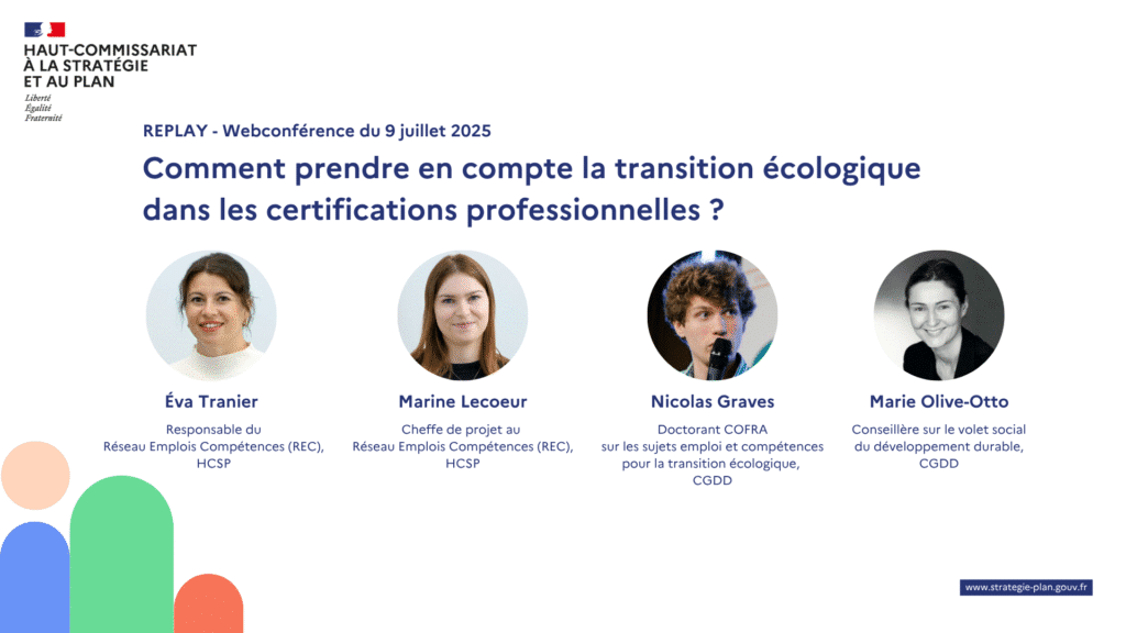 Webconference REC | Comment prendre en compte la transition écologique dans les certifications professionnelles ?