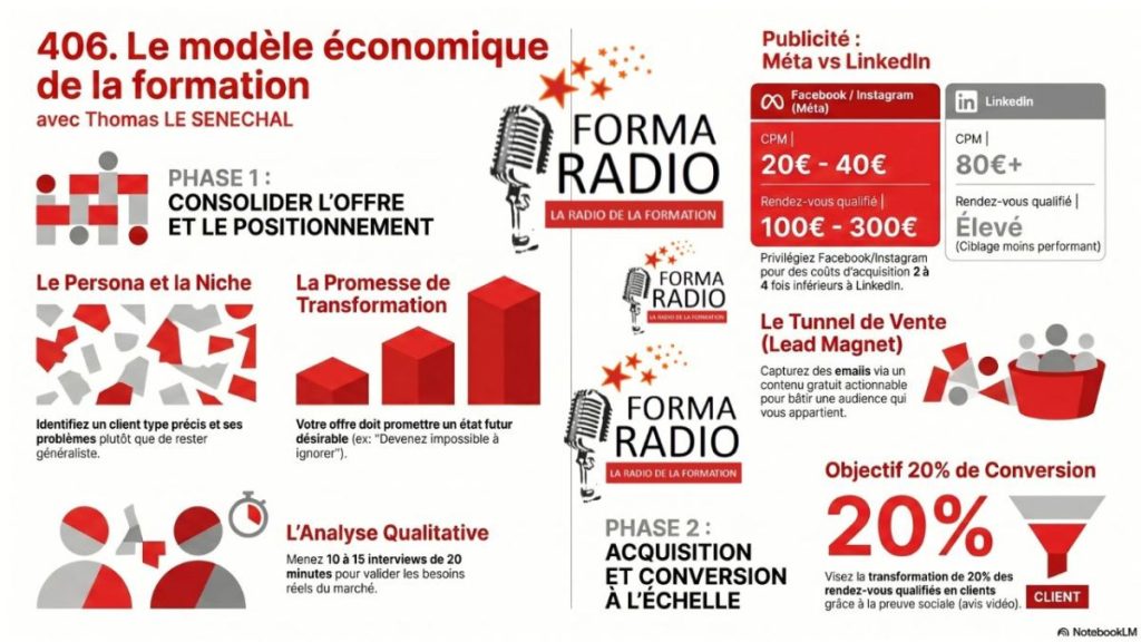 406, Le modèle économique de la formation – FormaRadio